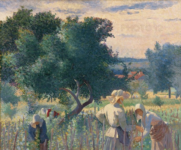 Women Tying the Vines. Artist: Cross, Henri Edmond (1856-1910)