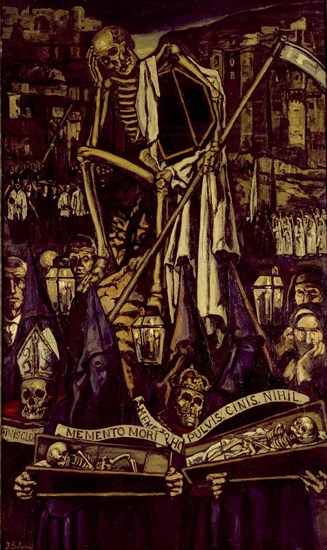 Procession of the Dead. Artist: Solana, José (1886-1945)