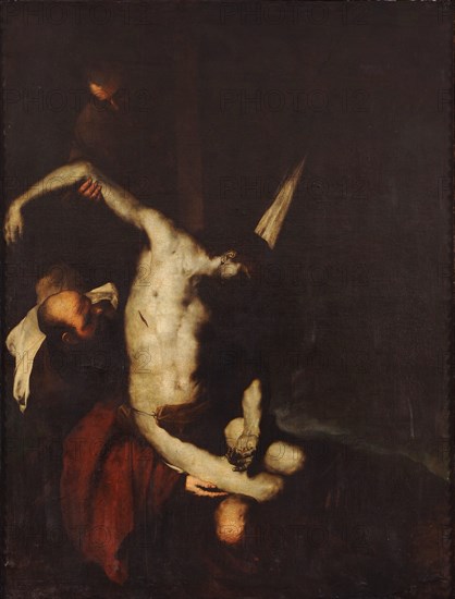 The Descent from the Cross. Artist: Giordano, Luca (1632-1705)