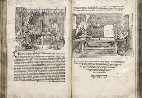 Illustration from the Four Books on Human Proportion, 1528. Artist: Dürer, Albrecht (1471-1528)