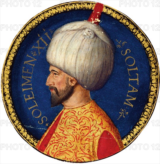 Sultan Suleiman I the Magnificent, Second half of the16th century. Artist: Anonymous