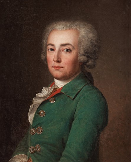 Portrait of Stanislas Marie Adélaïde, Comte de Clermont-Tonnerre (1757-1792), 1781. Artist: Wertmüller, Adolf Ulrik (1751-1811)