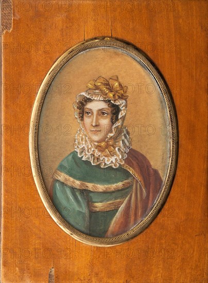 Portrait of Jeanne Louise Henriette Campan, nee Genet (1752-1822). Artist: Perrin, Jean-Charles Nicaise (1754-1831)