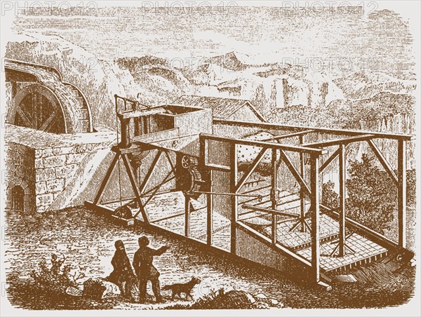 Gold mining in the Urals, Mid of the 19th century. Artist: Anonymous
