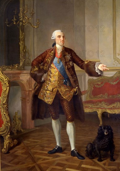 Portrait of Philip I (1720-1765), Duke of Parma, 1765. Artist: Pécheux, Laurent (1729-1821)