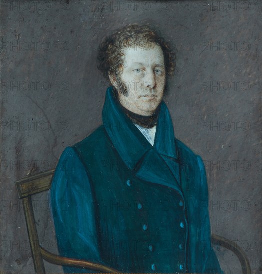 Portrait of Alexey Gavrilovich Popov (1760-1857), Second quarter of the 19th cen. Artist: Anonymous