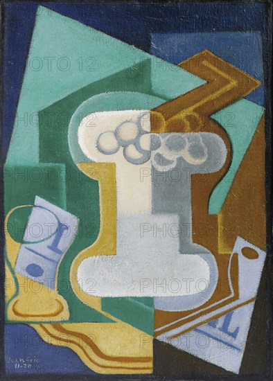 Glass and fruits, 1920.