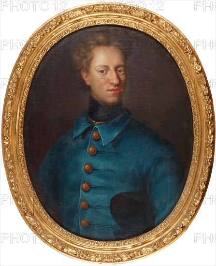 Portrait of the King Charles XII of Sweden (1682-1718).