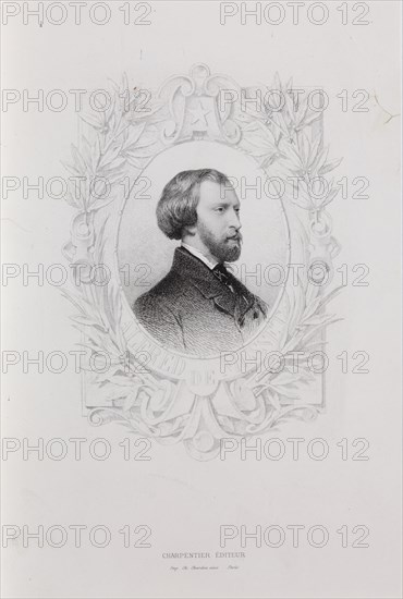 Portrait of Alfred de Musset (1810-1857), 1840s.