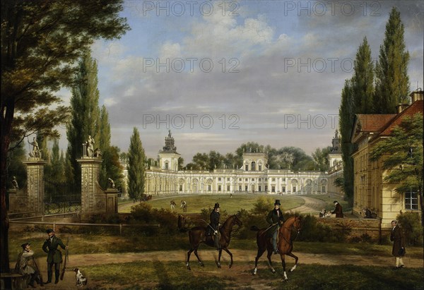 View of the Wilanów Palace.