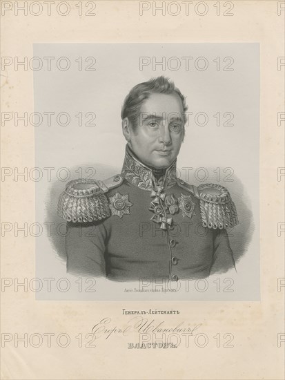 Portrait of General Egor Ivanovich Vlastov (1769-1837).