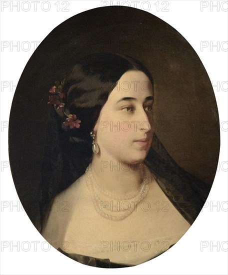 Portrait of Maria Alexandrovna Gartung (1832-1919), née Pushkina.