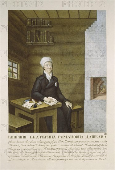 Princess Yekaterina Romanovna Vorontsova-Dashkova (1743-1810) in Exile.