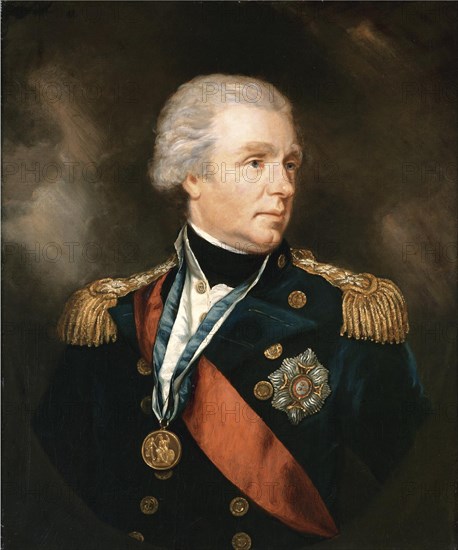 Portrait of the Admiral William Waldegrave, 1st Baron Radstock (1753-1825).