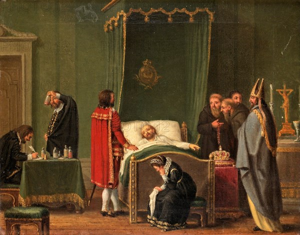 Sten Sture by the Deathbed of King Charles VIII of Sweden, .