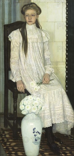 Girl with white asters, 1903.