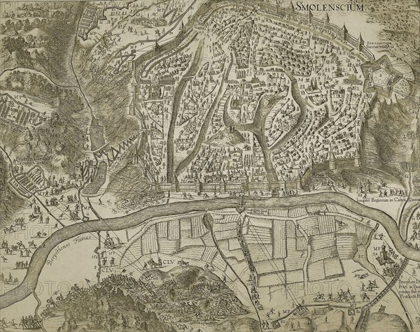 Smolensk and its surroundings, 1636.