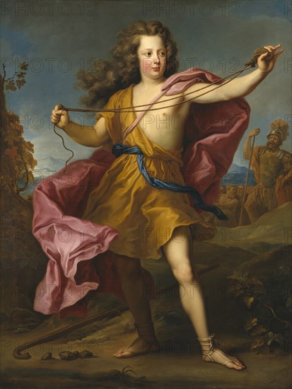 Portrait of Frederick William I (1688-1740), King in Prussia.