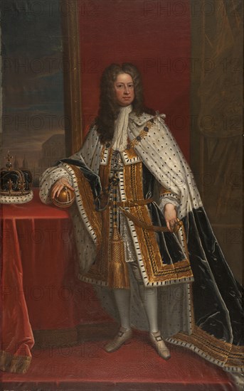 Portrait of George I of Great Britain.