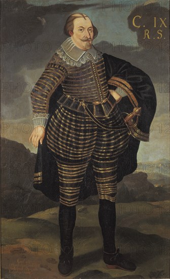 Portrait of King Charles IX of Sweden (1550-1611).