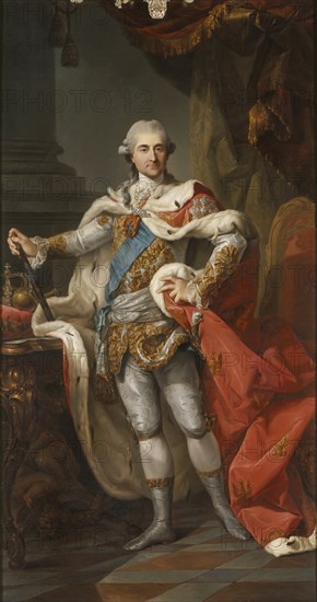 Portrait of Stanislaw II August Poniatowski, King and Grand Duke of the Polish-Lithuanian Commonweal