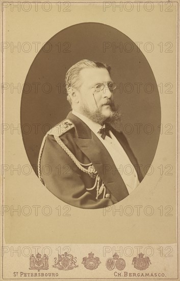 Portrait of Grand Duke Konstantin Nikolayevich of Russia (1827-1892), c. 1875.