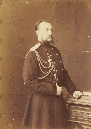 Portrait of Grand Duke Nicholas Nikolaevich (the Elder) of Russia (1831-1891), c. 1874.