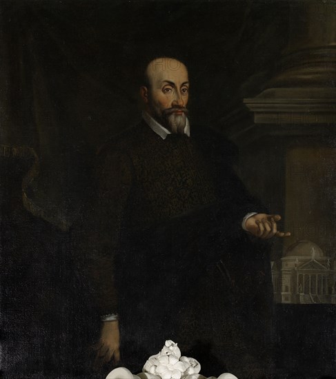 Portrait of Conte Mario Capra, 16th century.