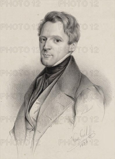 Portrait of the composer Henri Brod (1799-1839), 1836.