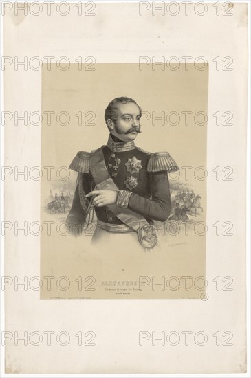 Emperor Alexander II (1818-1881), 1855.