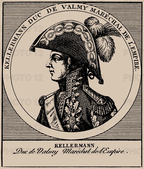 François Christophe Kellermann (1735-1820), Duc de Valmy , 1790.