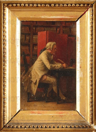 Portrait of the naturalist Georges-Louis Leclerc, Comte de Buffon (1707-1788), 1864.