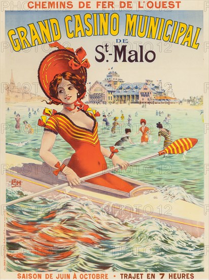 Grand Casino Municipal de St. Malo , 1890s.