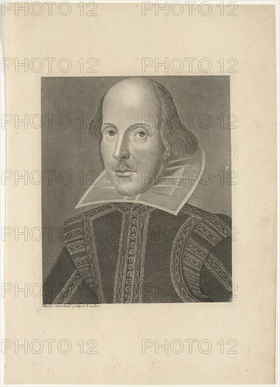Portrait of William Shakespeare (1564-1616), ca 1625.