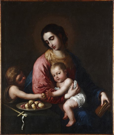 Virgin and child with John the Baptist as a Boy, ca 1659.