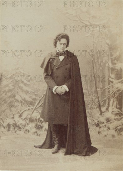 Leonid Sobinov as Lensky in opera Eugene Onegin by Pyotr Tchaikovsky, 1900s.