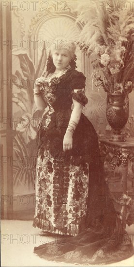 Emilia Karlovna Pavlovskaya (1854-1935), née Bergman as Tatiana in opera Eugene Onegin by P. Tchaiko