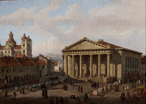 The Town Hall in Vilnius, c1846.