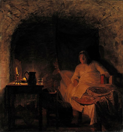 Leonora Christina in prison, 1875.