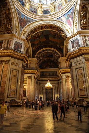 Interior, St Isaac's Cathedral, St Petersburg, Russia, 2011. Artist: Sheldon Marshall