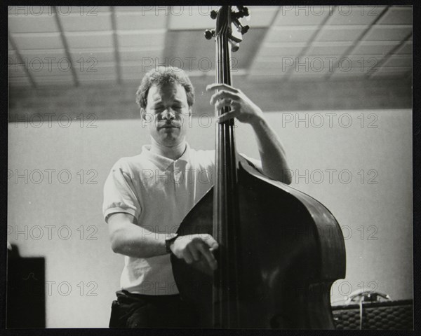 Bassist Alec Dankworth at The Fairway, Welwyn Garden City, Hertfordshire, 14 April 1991. Artist: Denis Williams