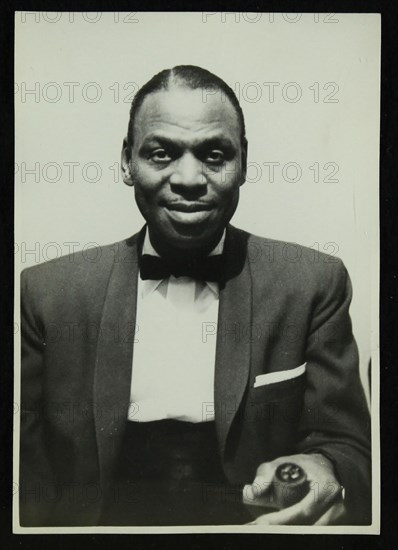 Portrait of American pianist Earl 'Fatha' Hines, 1950s. Artist: Denis Williams