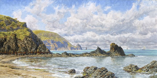 'Forest Cove, Cardigan Bay', 1883. Artist: John Brett