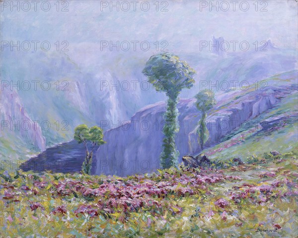 'Summer mist, Valley of La Creuse', 1880-1940. Artist: Wynford Dewhurst