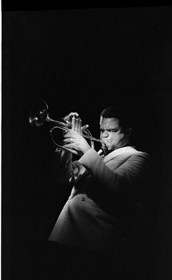 Freddie Hubbard,  Ronnie Scott's, Soho, London, 1981.   Artist: Brian O'Connor.