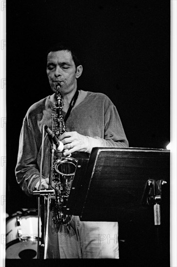 Art Pepper, Ronnie Scott's, Soho, London, 1980.    Artist: Brian O'Connor.