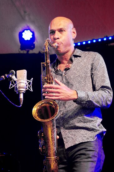 Joshua Redman, Love Supreme Jazz Festival, Glynde Place, East Sussex, 2015. Artist: Brian O'Connor.