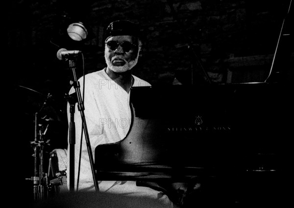 Ahmad Jamal, Brecon Jazz Festival, Powys, Wales, August 1998. Artist: Brian O'Connor.