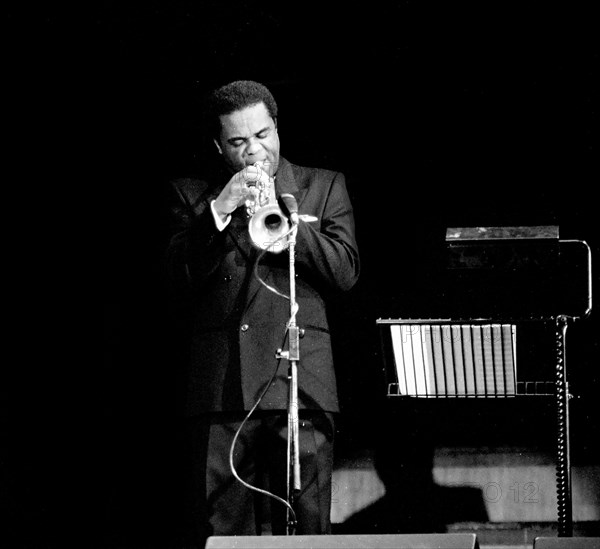 Freddie Hubbard, Fairfield Halls, Croydon, November 1987.    Artist: Brian O'Connor.