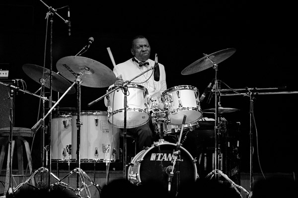 Elvin Jones, Fairfield Halls, Croydon, Surrey, November, 1987. Artist: Brian O'Connor.